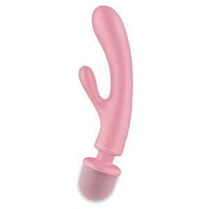 Satisfyer Triple Lover Roz pe Vibreaza.ro