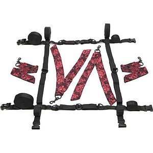 Scandal Set Imobilizare Pat 8 Puncte – Negru CalExotics pe Vibreaza.ro