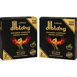 Set 2 x Capsule Premium Diblong 2buc pe Vibreaza.ro