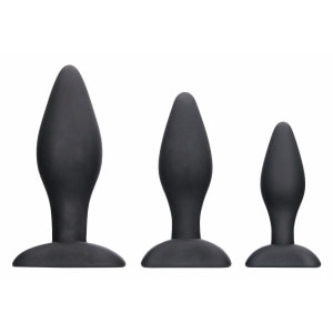 Set 3 Dopuri Anale Apex Negru pe Vibreaza.ro