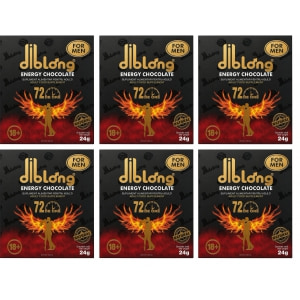 Set 6 x Ciocolată Afrodisiacă Pentru Bărbați Diblong 24g pe Vibreaza.ro