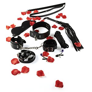 Set Amazing Bondage Sex Toy Negru pe Vibreaza.ro