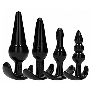 Set Anal Plug NO. 80 Negru pe Vibreaza.ro