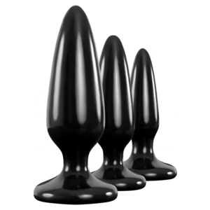 Set Anal Plug Trainer Kit Renegade Negru Set Anal Plug Trainer Kit Renegade Negru pe Vibreaza.ro