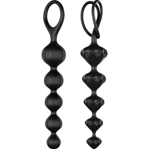 Set Bile Anale Satisfyer Beads Negru pe Vibreaza.ro