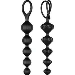 Set Bile Anale Satisfyer Beads Negru Set Bile Anale Satisfyer Beads Negru pe Vibreaza.ro