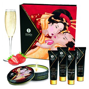 Set Cadou Geisha Secrets Strawberry pe Vibreaza.ro