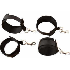 Set Cătușe Fetish Wraparound Mattress Negru