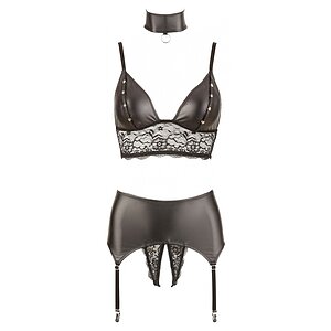 Set Cottelli Collection Adaline Negru pe Vibreaza.ro