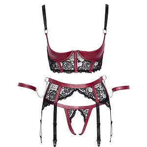 Set Cottelli Collection Annie Roșu Set Cottelli Collection Annie Roșu pe Vibreaza.ro