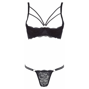 Set Cottelli Collection Kinsley Negru S