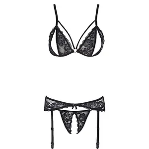 Set Cottelli Collection Marlee Negru Set Cottelli Collection Marlee Negru pe Vibreaza.ro