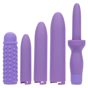 Set Dilatatoare Reîncărcabile 4 Mărimi + Manșon, 10 Moduri Mov pe Vibreaza.ro