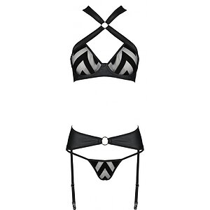 Set Din Piele Passion Hima Negru pe Vibreaza.ro