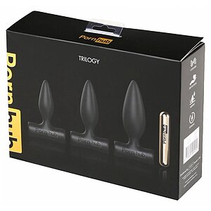Set Dopuri Anale Cu Vibrații Negru