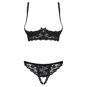 Set Fără Cupe Obsessive Letica Negru pe Vibreaza.ro