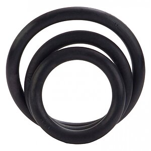 Set Inele Penis Rubber Negru pe Vibreaza.ro