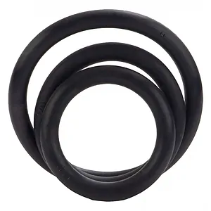 Set Inele Penis Rubber Negru pe Vibreaza.ro