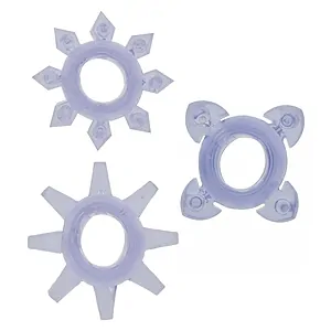 Set Inele Penis Tickle C-Rings Mov Set Inele Penis Tickle C-Rings Mov pe Vibreaza.ro