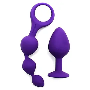 Set Jucării Anale Barcelona Mov pe Vibreaza.ro