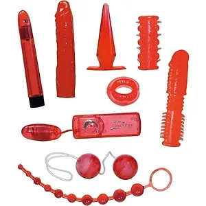 Set Jucarii Erotice Red Roses Rosu pe Vibreaza.ro