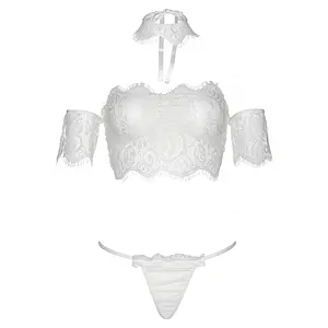 Set Leg Avenue Skyla Alb pe Vibreaza.ro