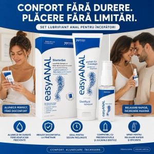 Set Lubrifiant și Spray Pentru Începători Anal Ușor