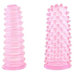 Set Manșon Deget Soft And Bumpy Roz pe Vibreaza.ro