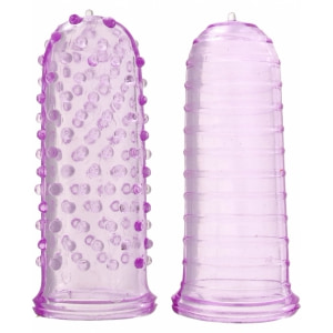 Set Manșoane Finger Ticklers Mov pe Vibreaza.ro