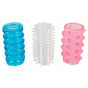 Set Manșoane Penis Tokio Silicon Transparent pe Vibreaza.ro