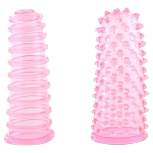 Set Manșon Deget Soft And Bumpy Roz pe Vibreaza.ro