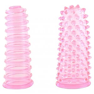 Set Manșon Deget Soft And Bumpy Roz pe Vibreaza.ro
