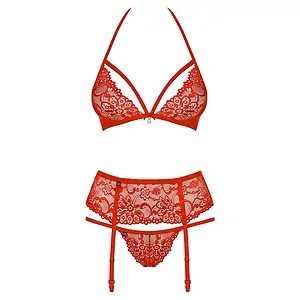 Set Obsessive 838-SEG Roșu Set Obsessive 838-SEG Roșu pe Vibreaza.ro