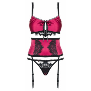 Set Obsessive 861-SEG Fuchsia S-M