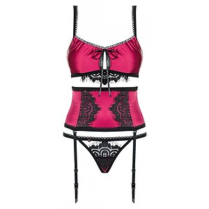 Set Obsessive 861-SEG Fuchsia pe Vibreaza.ro