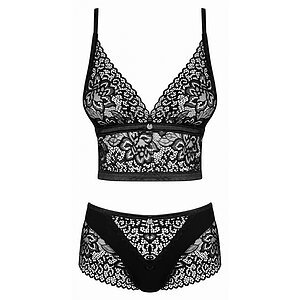 Set Obsessive Cecilla Negru pe Vibreaza.ro