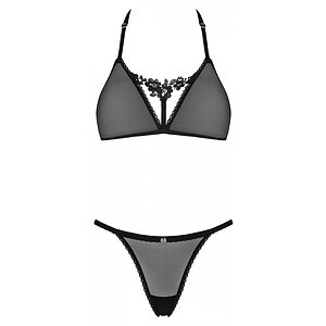 Set Obsessive Celia Noir 2 Piese Negru pe Vibreaza.ro