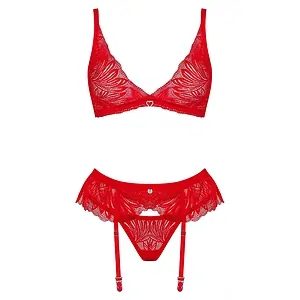 Set Obsessive Chilisa 3 Piese Roșu Set Obsessive Chilisa 3 Piese Roșu pe Vibreaza.ro