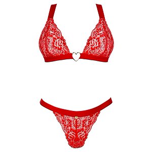 Set Obsessive Elianes 2 Piese Roșu pe Vibreaza.ro