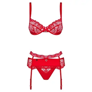 Set Obsessive Heartina Roșu pe Vibreaza.ro