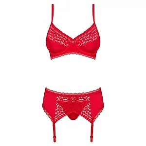 Set Obsessive Jolierose Roșu Set Obsessive Jolierose Roșu pe Vibreaza.ro