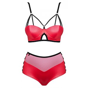 Set Obsessive Leatheria Roșu pe Vibreaza.ro