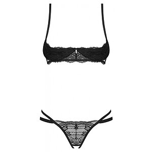 Set Obsessive Nutris Decupat Negru pe Vibreaza.ro