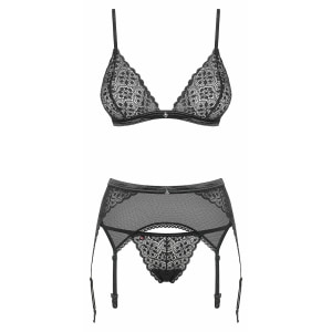 Set Obsessive Shibu Negru S-M