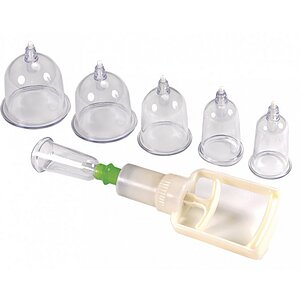Set Pompa Pentru Sfarcuri Cupping Rimba Transparent pe Vibreaza.ro