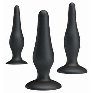 Set Pretty Love Mini Anal Negru pe Vibreaza.ro