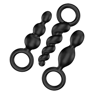 Set Satisfyer De Accesorii Pentru Satisfacție Anală Negru Set Satisfyer De Accesorii Pentru Satisfacție Anală Negru pe Vibreaza.ro