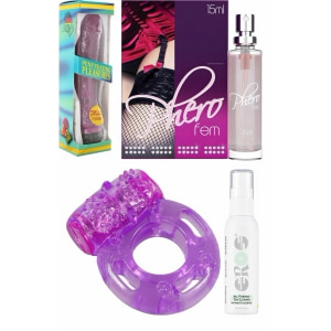 Set Seducție Totală: Kit Intens Mov pe Vibreaza.ro
