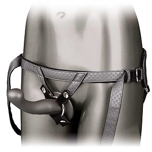 Set Strap-On The Royal Sensual Gri pe Vibreaza.ro