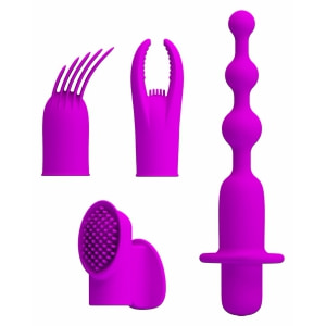 Set Vibratoare Pretty Love Joy Collection 4 în 1 Mov pe Vibreaza.ro